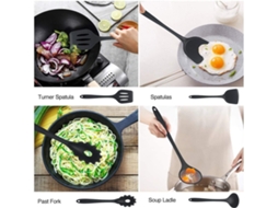 Conjunto De 6 Utensílios De Cozinha, Espátulas .. Sunny Spaces