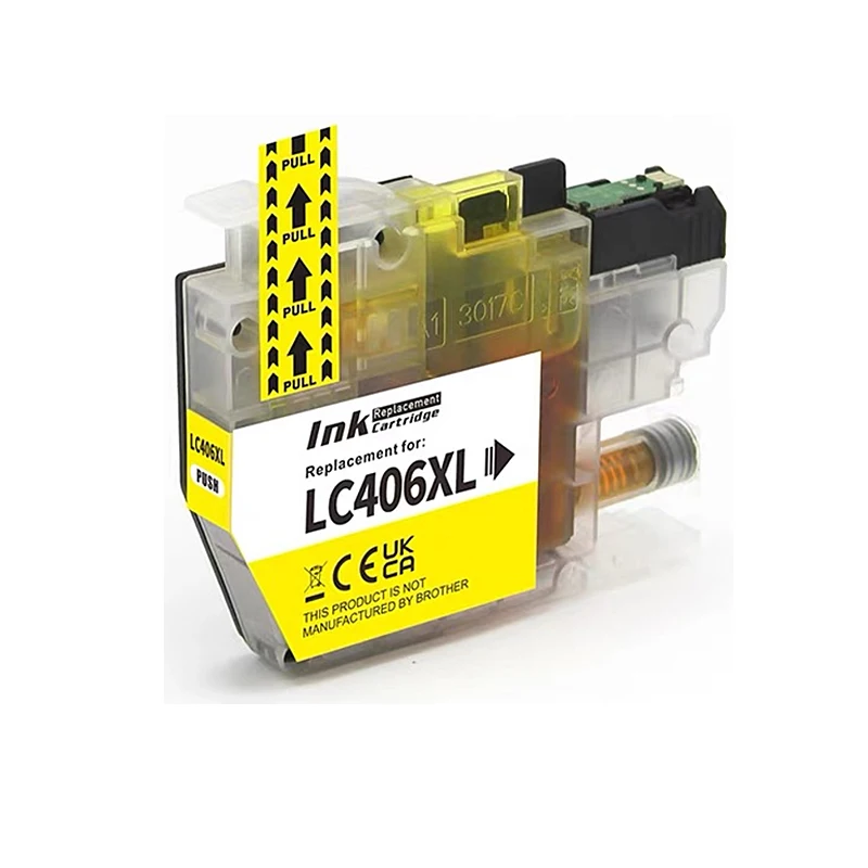 Lc406xl Ylc406 Lc 406 Lc 406xl Lc406xl Cartucho de Tinta para Mfc j4335dw J4345dw J4535dw J5855dw J5955dw J6555dw J6955dw MDUG