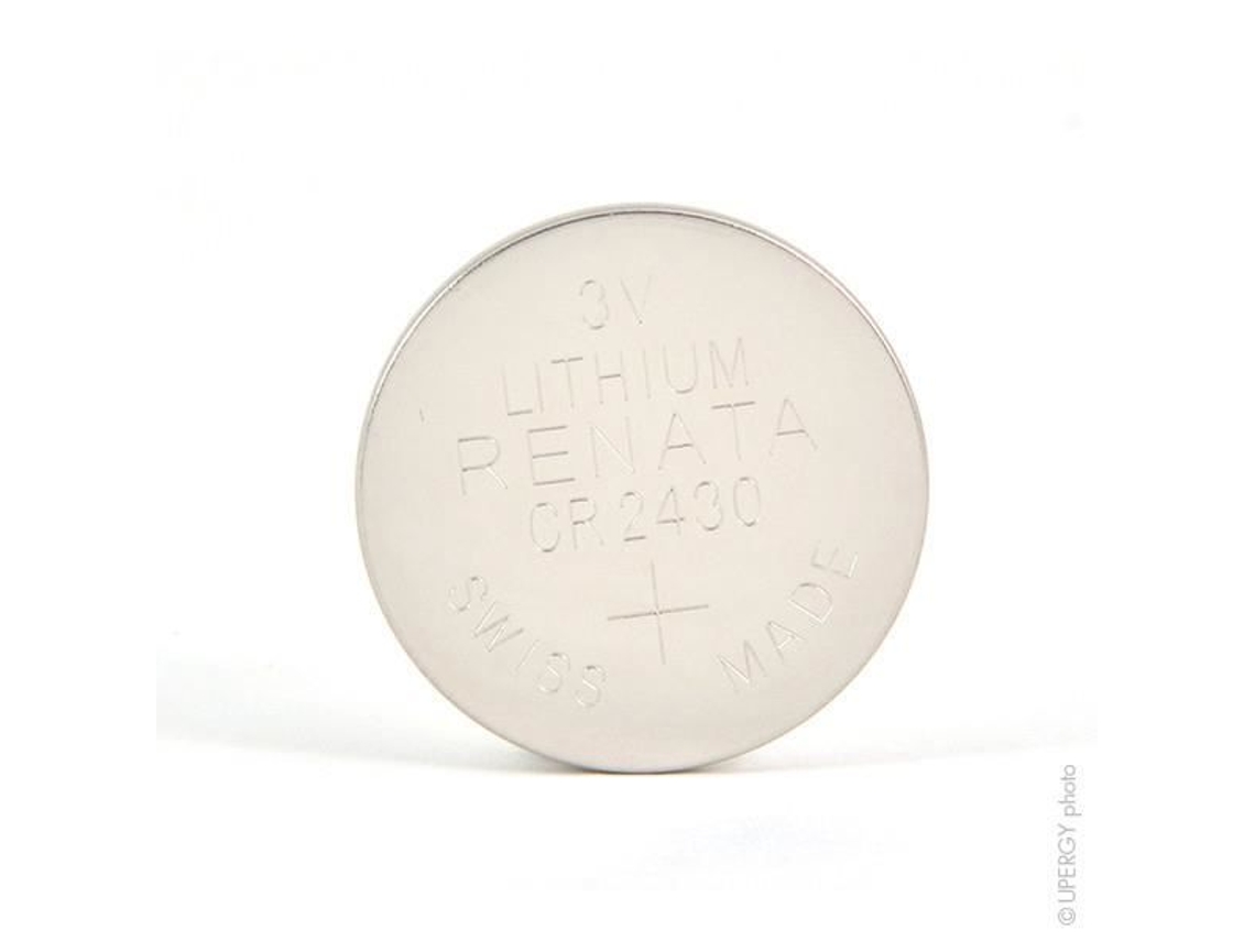 Bateria Botão de Lítio Cr2430 Renata 3V 285Mah Renata / Swatch Group
