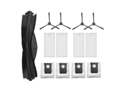 Conjunto de 13 Peças Reposição para Aspirador Robô W20/w20 Pro/j20: Escova Principal, Escova Lateral, Filtro Hepa e Saco de Pó BRILVIBERA