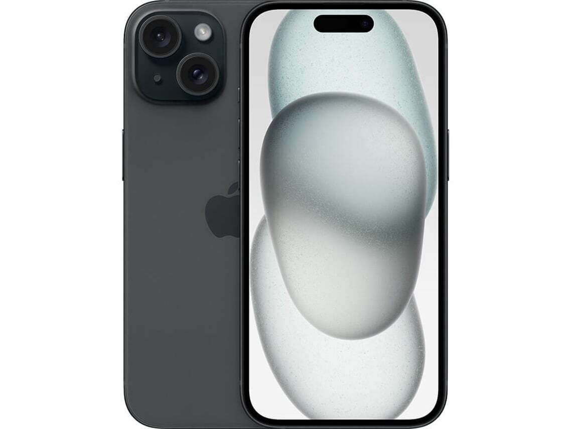 iPhone 15 Apple (Recondicionado como Novo, 6.1” 128 GB, Preto)