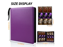 A3 Large Capacity Business Card Album For 30-cards Purple