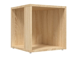 Side Table, Side Tables Vidaxl Marrom Madeira Processada (33 X 33 X 34.5 Cm)