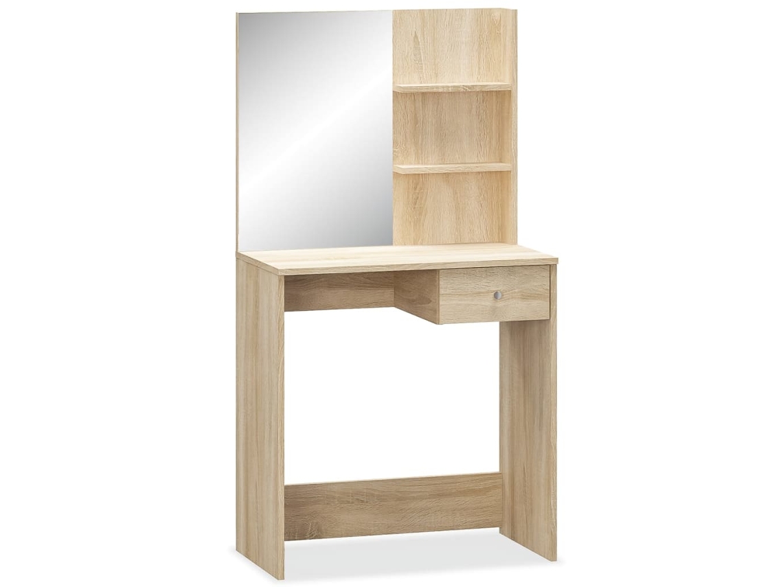 Toucador VIDAXL Marrom Madeira processada (75x40x141 cm)