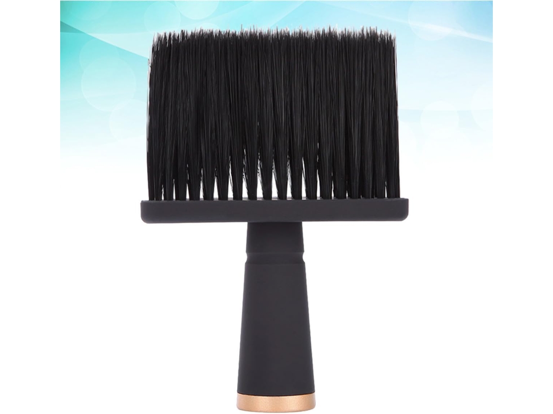 Escova De Cabelo Preta Magiclulu Para Salão Beleza E Uso Doméstico, Cerdas Macias De Nylon E Cabo Grosso, Ferramenta
