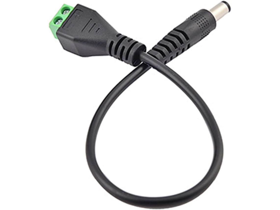 Cabo De Alimentação Com Plugues Macho Dc5 De 36v E 3a. Ideal Para Câmeras