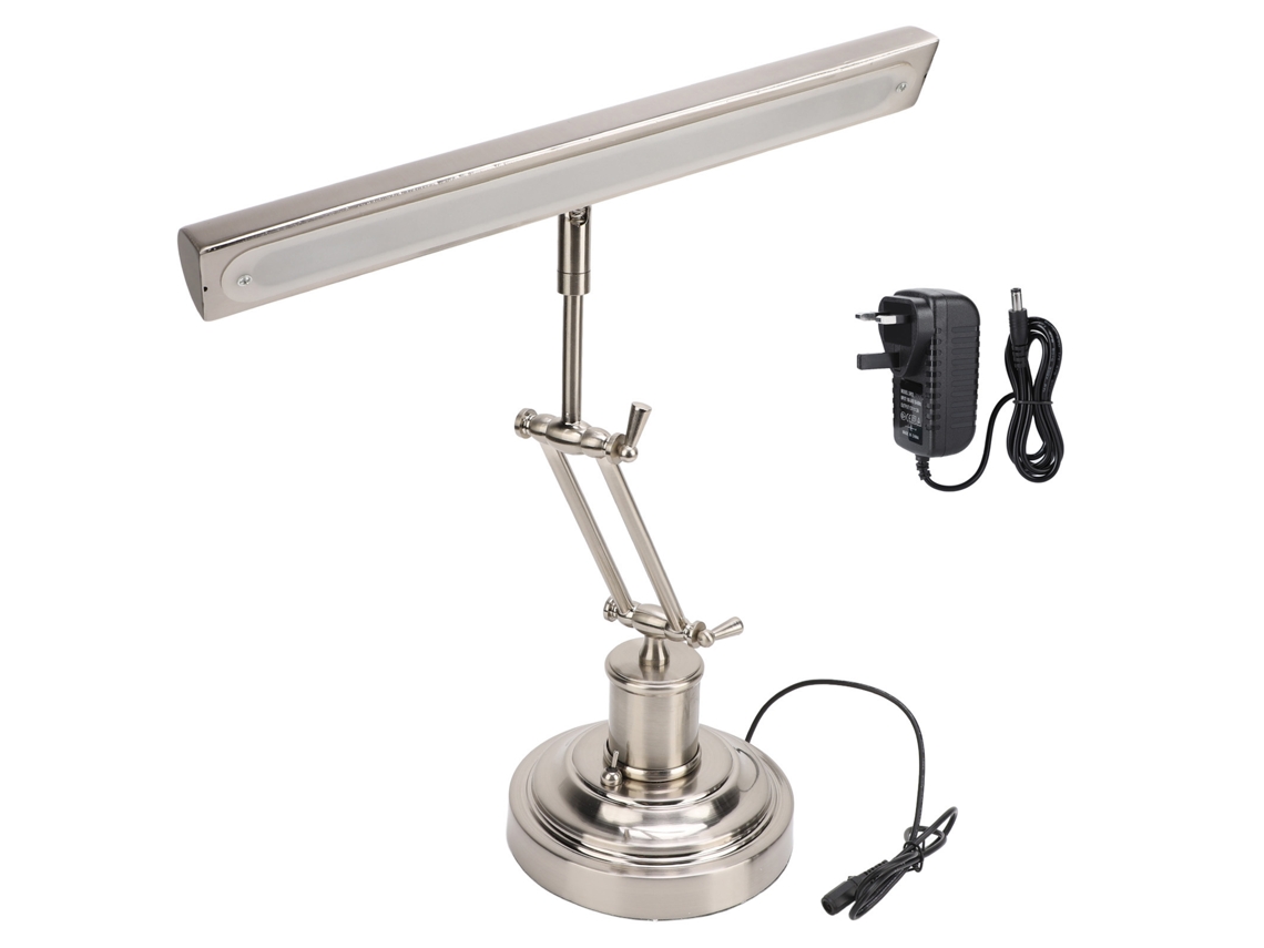 Retro Piano Lamp Multifunctional Touch Dimming Eye Guard Double Lamp Arm Design Led Piano Desk Lamp For Reading Piano Bedside LAXISCREED