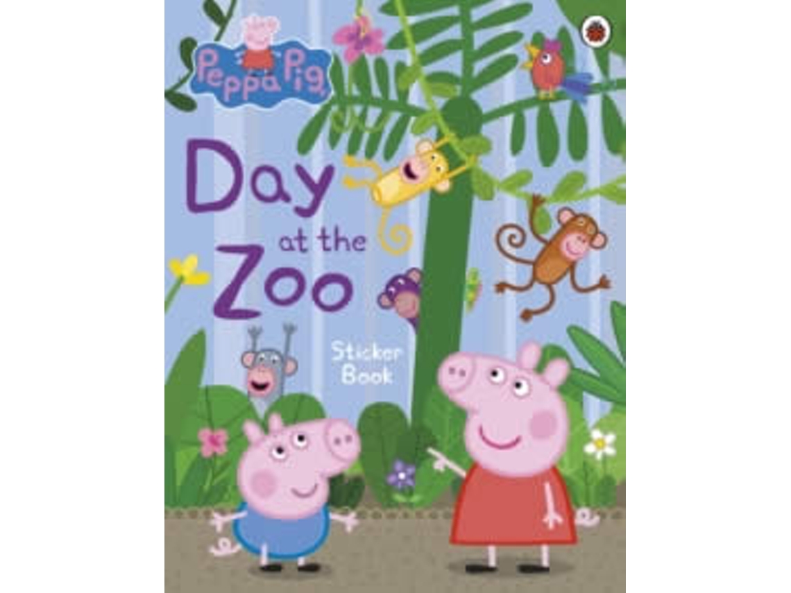 Livro Peppa Pig Day at the Zoo Sticker Book de Pig Peppa (Inglês)