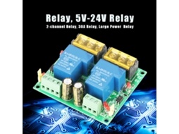 Módulo de Relé de 2 Canais 30a Alta Potência 5v 24v para Plc/mcu | S/MARCA