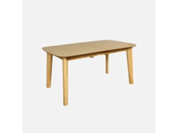 Mesa de jantar retangular extensível 160-210cm, Natural Sweet