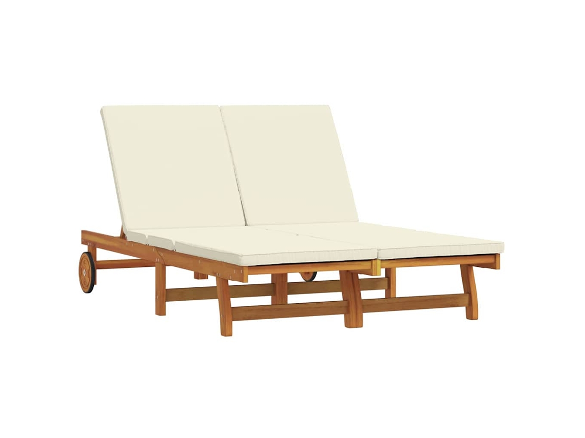 Conjunto 1 Móveis De Jardim Vidaxl Castanho Madeira De Acácia Maciça (125 X 200 X 84 Cm)