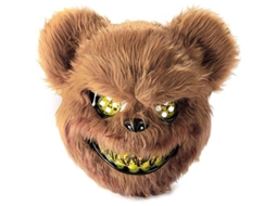 Máscara assustadora de urso, Halloween, animal, terror, adultos e crianças