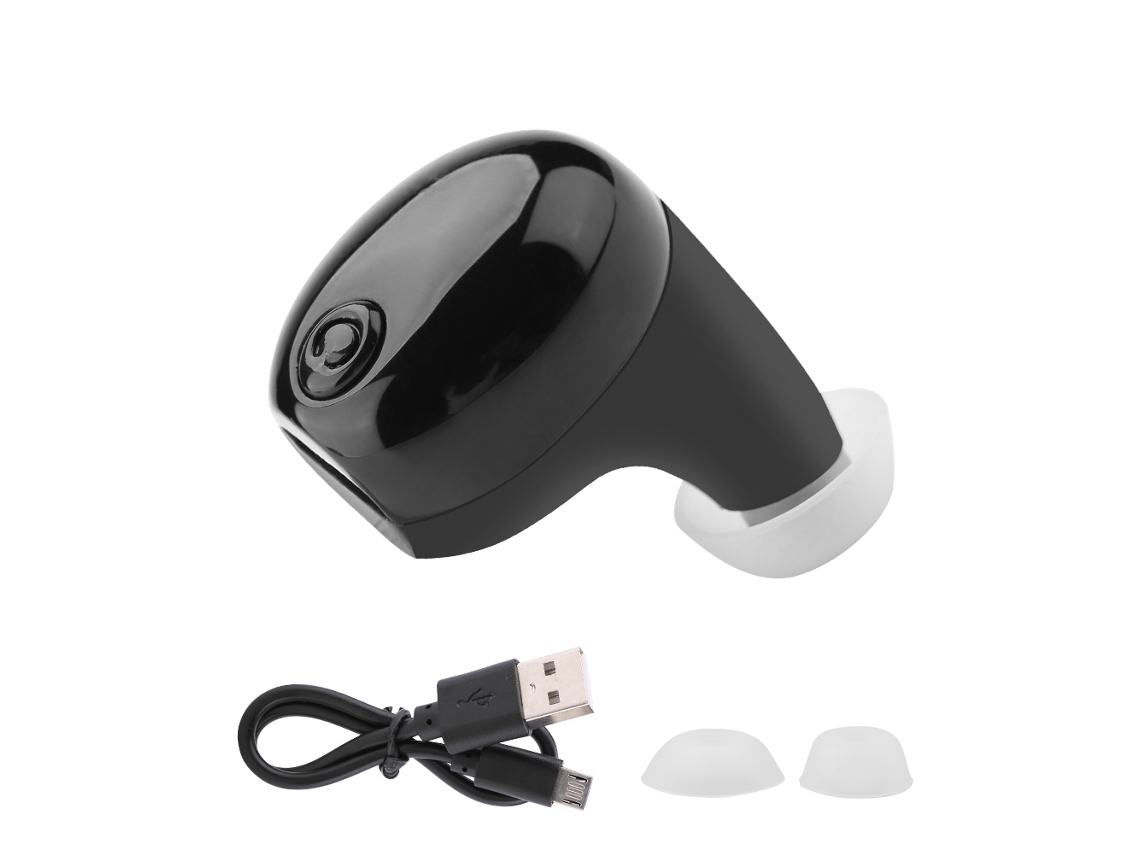 Fones Bluetooth EOOCOO TWS com som estéreo, invisíveis