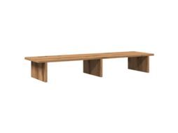 Monitor Stand, Monitor Stands Vidaxl Marrom Madeira Processada (100 X 27 X 15 Cm)