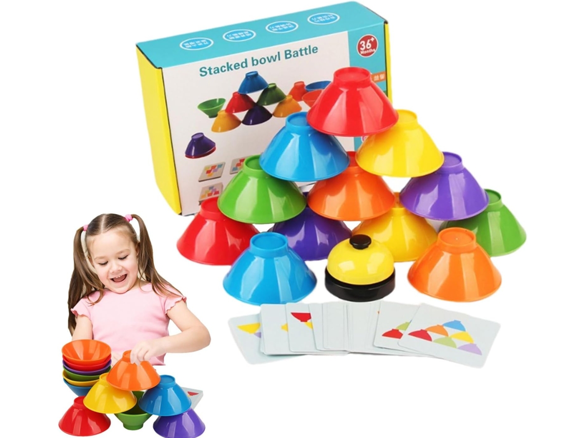 Brinquedos De Empilhar Para Crianças Pequenas Conjunto De Tigelas Coloridas Brinquedo Para Desen Vayotoy