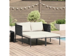 Vidaxl Cama De Sol Aço Revestido A Pó Antracite