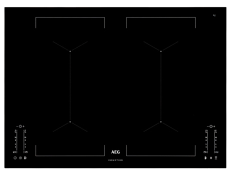 Placa de Indução AEG IKE74451FB (Elétrica - 71 cm - Preto) — Elétrica de Indução | Largura: 70 cm