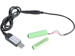Cabo Conversor Usb 3v Lr6 Aa Para Facilitar A Substituição De