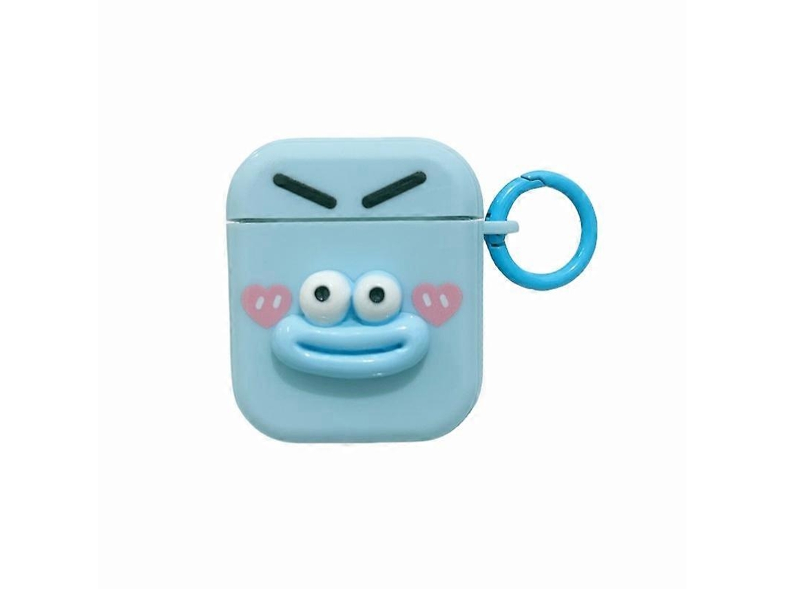 Estojo Para Fones De Ouvido Airpods 2/1 Com Estampa De Emoticons 3d E Toque Macio, Em Policarbonato.