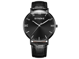 Relógio Masculino Synoke 9106 Pulseira de Aço Inoxidável Quartzo Empresarial Clássico