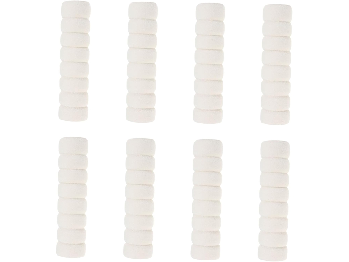 Conjunto De 8 Peças Protetores Antiestáticos Para Maçanetas Portas, Capa De Tecido Bege Para Puxadores Com Acolchoamento