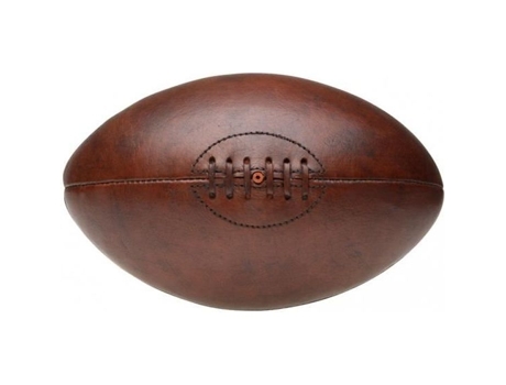 Bola de Rugby Vintage de Couro Marrom D19 X H30 Cm La Chaise Longue