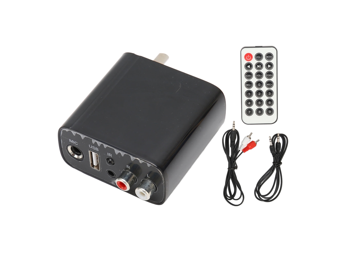 Receptor de Áudio Bluetooth EOOCOO, com suporte a música e microfone