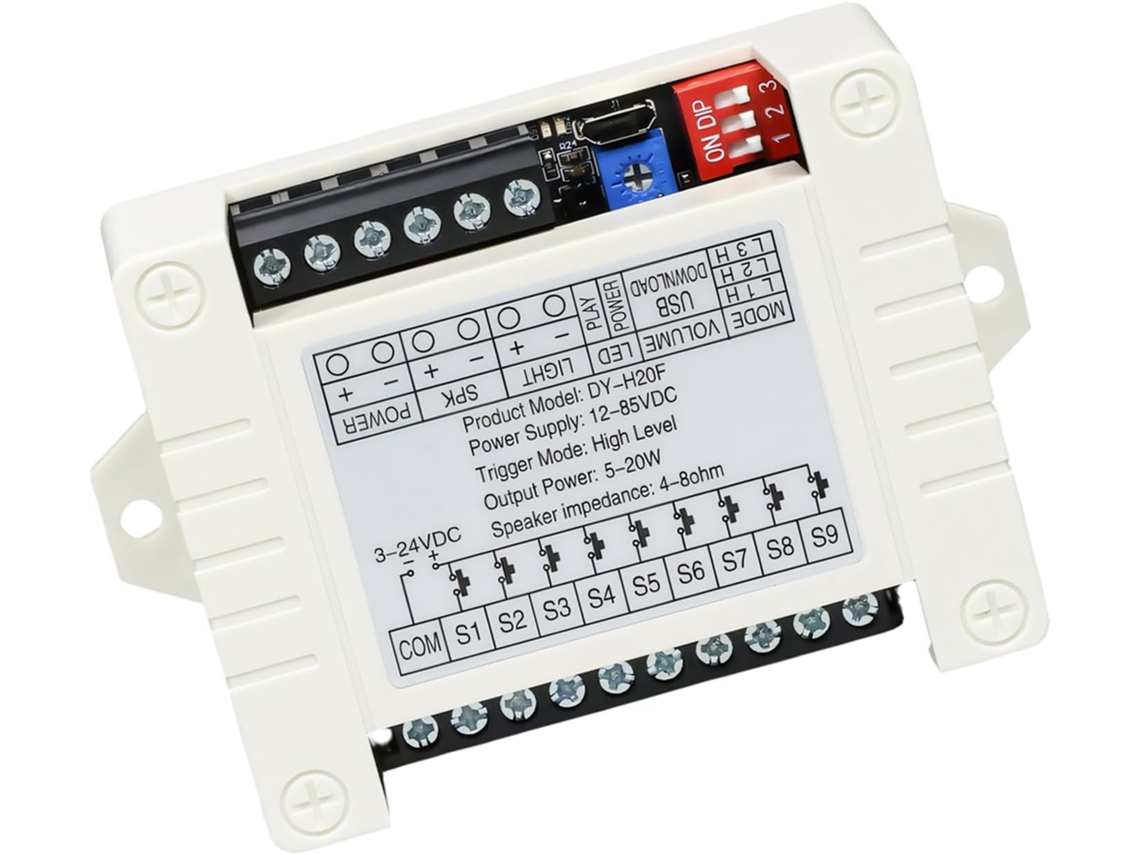 Placa Reprodutora De Mp3 Versátil Com Controle Voz, Armazenamento