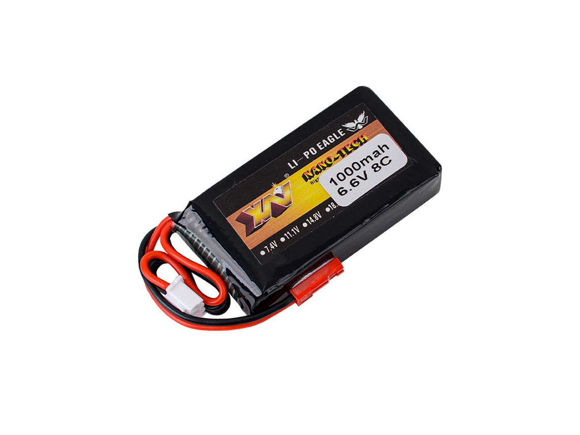 Bateria Lipo 6,6v 1000mah 8c Jst Plug Para Mc6amc6bfutaba 4px 14sg 4pv 4pls 10j Comando Remoto Transmissor De Rádio