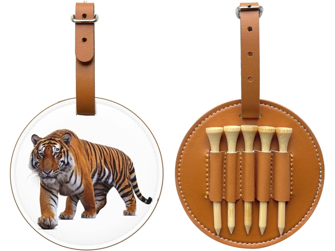 Bolsa para Tees de Golfe Giant Bear, Preta S/MARCA