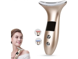 Massageador Facial com 3 Modos e Cores, 2 Faces/evolução Dourada GOKOCO