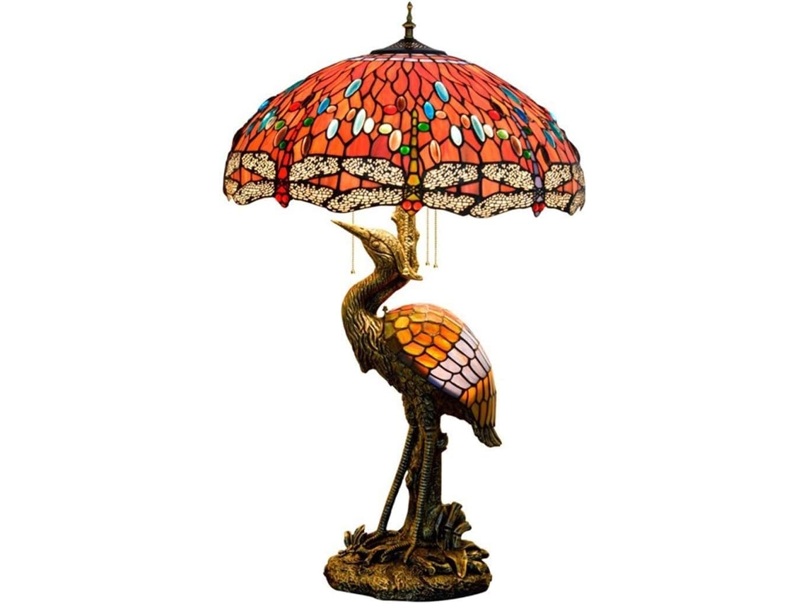 Retro Libelle Tiffany Stil Tiftl Lamps Class Mall Diffflame Blades For Bedroom Centre Table Bedside