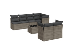 Garden Sofa Set, Garden Sofa Sets Vidaxl Cinzeto Rattan / Vime (n/a)