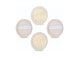 4Pcs Toalhetes de Limpeza Facial Bucha