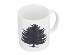 Caneca de cerâmica de Natal, árvores que mudam de cor LAXISCREED