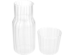 Jarra De Vidro Borossilicato De 1 Litro (350 Ml) Para Água Fria, A Altas Temperaturas