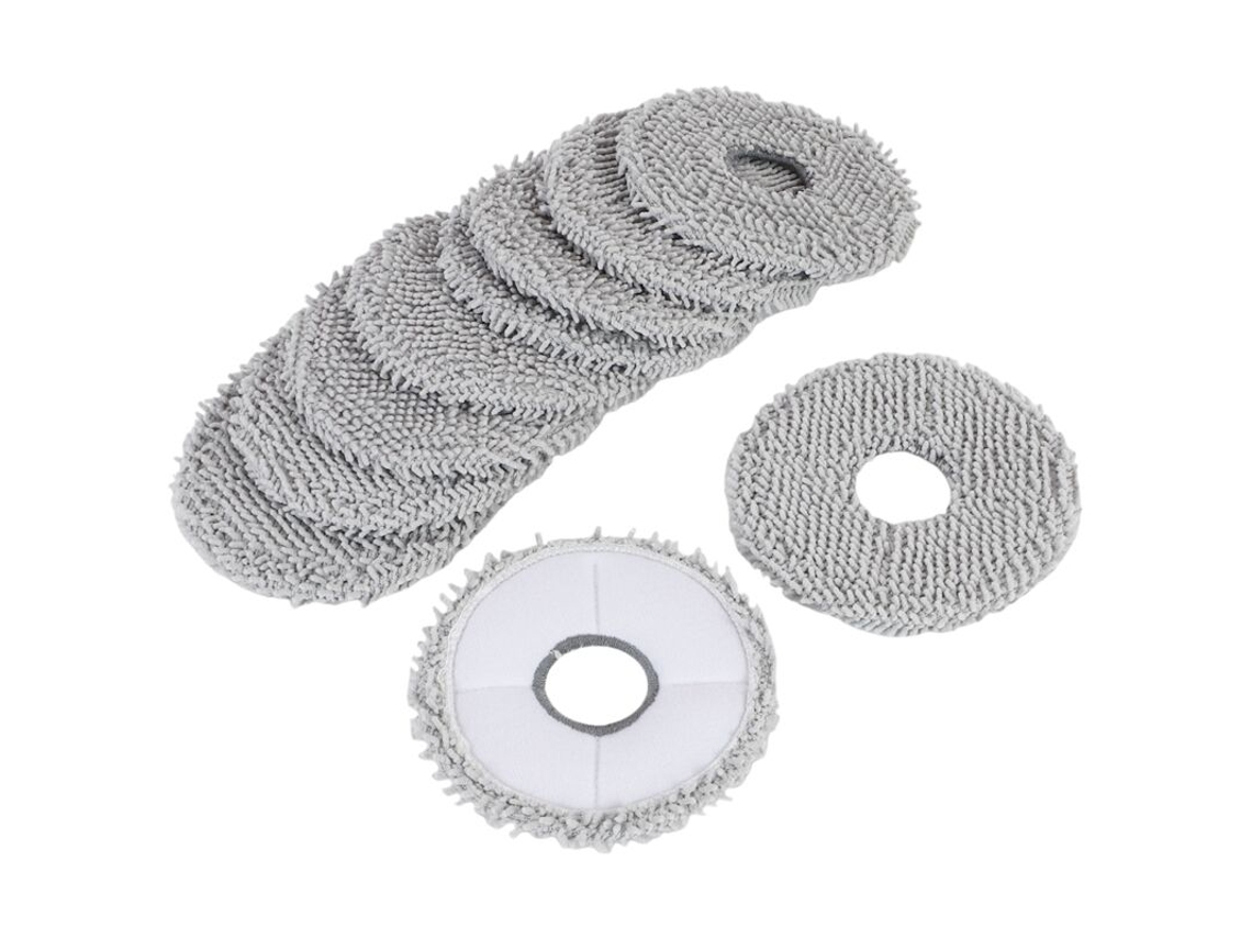 Pacote com 10 Panos de Limpeza Laváveis​​ para Aspirador Robô L10s Ultra/ L10s Pro L20 Ultra Heat/x10+ BRILVIBERA