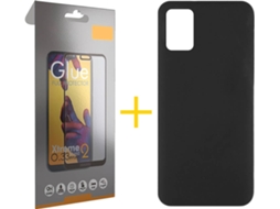 Kit Capa e Película Samsung Galaxy A51 SKYHE Full Silicone Líquido (Preto)