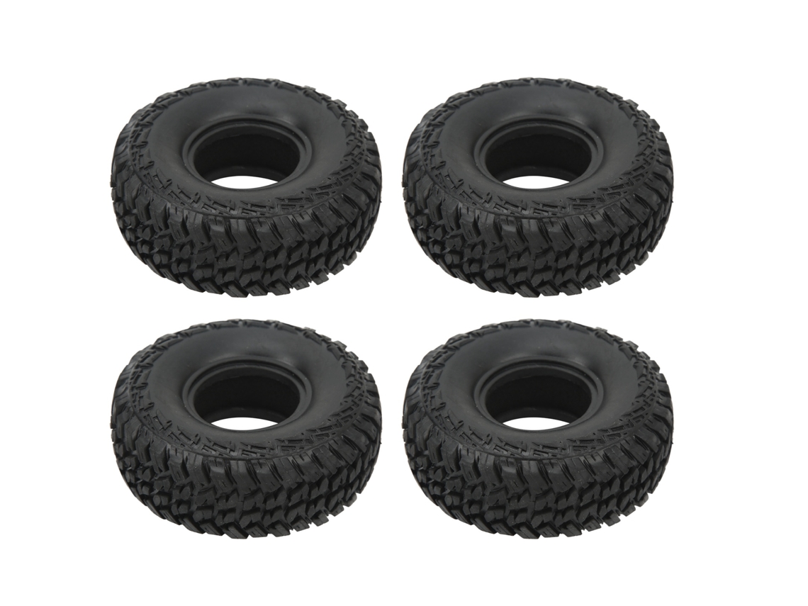 Mali conjunto de Pneus de Borracha Rc 1.9 Polegadas com Alto Aderência e Absorção de Impacto para Crawler 4pcs