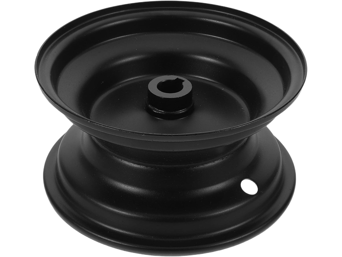 Aro de roda atv de metal preto de 16 mm para kart e utv, design de precisão