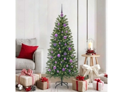 Vidaxl Árvore De Natal Artificial Com 150 Leds Verde 150 Cm Pe E Pvc