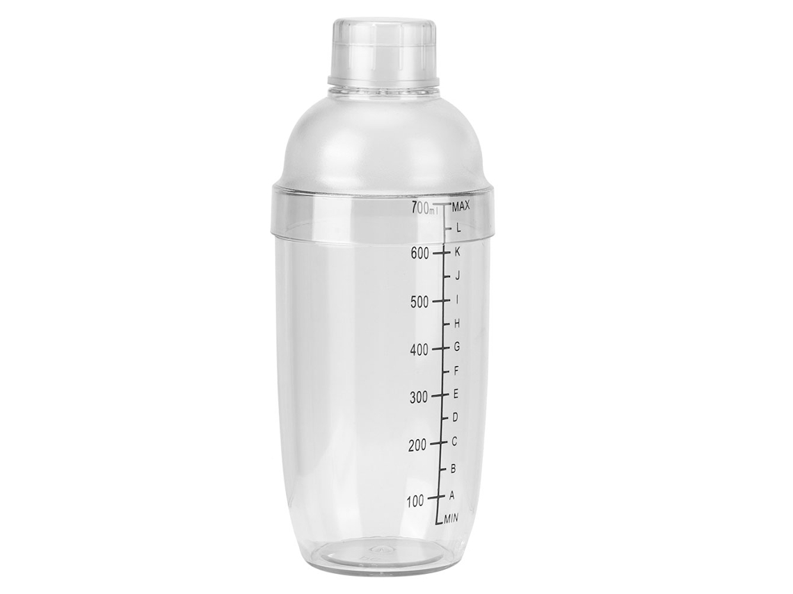 Coqueteleira Manual Reforçada Com Escala Transparente, Utensílio De Bar Para Bartenders.