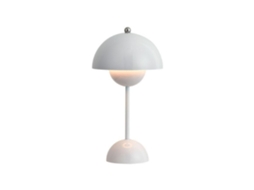 Luminária De Mesa Led, Acabamento Branco, Intensidade Regulável, 3 Cores, Para Cabeceira, Escritório, Sala Ou Ambiente Decorativo