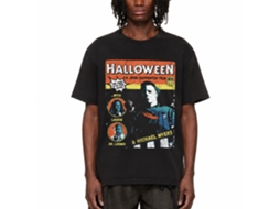 Rockinstone Halloween Movie Comic Black Adult T-shirt Size:l