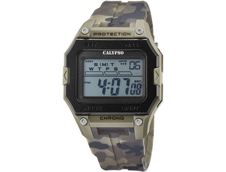 Relógio Digital CALYPSO Homem (Silicone - Cinzento)