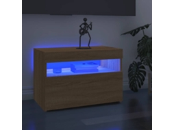 Vidaxl Móvel De Tv Com Luzes Led 60x35x40 Cm Carvalho Sonoma
