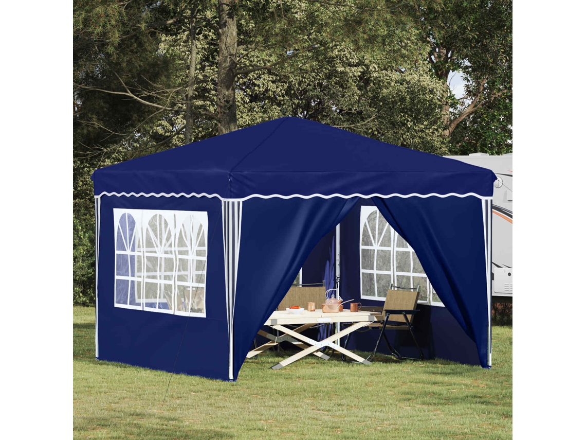 Vidaxl Tenda De Festa Pop-up 288 X 288 X 245 Cm Azul Tecido Oxford