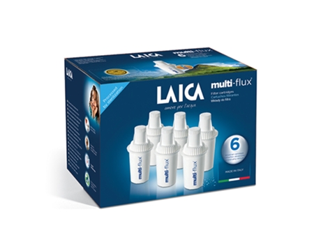 Pack 6 filtros LAICA Multi-Flux (Filtragem: 150 L x 6 filtros)