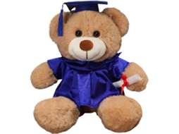 Urso De Pelúcia Formatura 2026 – Brinquedo Macio 33 Cm Com Beca,