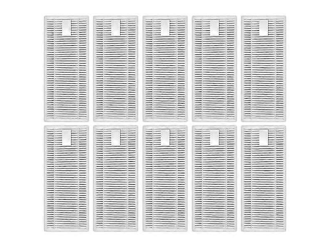 Kit Com 10 Filtros Hepa De Reposição Para O Aspirador Robô Lefant M310. Inclui Acessórios E Peças De Reposição.